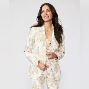 NWT Paige x Sanderson Chelsee Floral Print Blazer